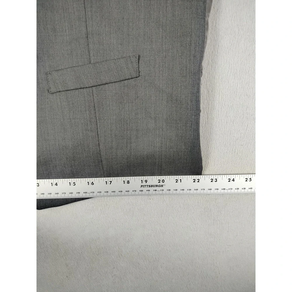 Egara Suit Vest Mens 2X Gray Wool Belted Business Formal Wedding Office Church
